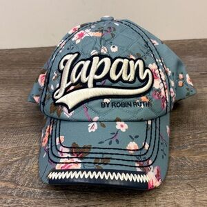 Robin Ruth Japan Baseball Cap Floral Print Adjustable Hat